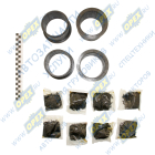 55111-2918074-01К Втулка комплект (пластик) ф88х100 L=80 L1=74 башмака балансира; (комплект 4 шт.+смазка) ГК Ростар